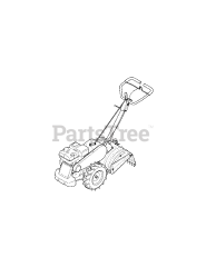Craftsman 247.29932 (21AB45M5099) - Craftsman Tiller (2011) (Sears)