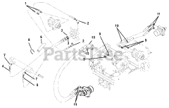 Gravely 992316 (PM 260H) - Gravely Pro-Master 60" Zero-Turn Mower, 27hp Daihatsu, Rear Discharge (SN: 001501 - 002000)