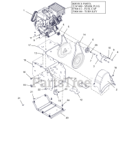 Ariens 920029 - Ariens Compact 24" Snow Blower, Ariens AX 223cc engine (SN: 000101 - 319999)