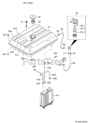 Subaru Robin RGV10K83031 - Subaru Robin Generator 2601 Fuel Tank