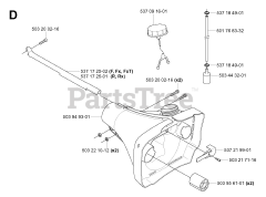 Husqvarna 343 F - Husqvarna Brush Cutter (SN: 20043100001 - 20064000000) FUEL TANK