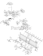 Cub Cadet 19A70024 (19A70024100) - Cub Cadet 54" Snow Blade att General Assembly