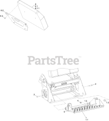 Exmark VXS740EKC48400 - Exmark 48" Vertex S-Series Stand-On Mower, Kohler EKC740 (SN: 417930746 & Above) (Rev A) (2025)