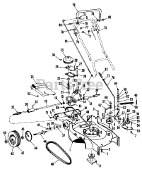 Toro 23000 - Toro 21" Whirlwind Hevi-Duty Walk-Behind Mower (SN: 004000001 - 004999999) (1964)