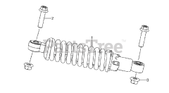 Murray S-1543 - Murray 50cc ATV (2002) Front Absorber