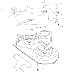 Snapper 1695138 - Snapper 38" Mower Deck 38" &amp; 42" Mower Deck - Belt, Idler Arm &amp; Hitch Group