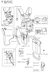 Husqvarna 343 F - Husqvarna Brush Cutter (SN: 20043100001 - 20064000000) HARNESS