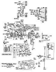 Briggs & Stratton 170702-1237-XX - Briggs & Stratton Vertical Engine Cyl, Sump, Piston,Oil Fill
