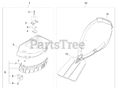 Swisher B 4000 - Swisher Brushcutter Debris Shield, Harness