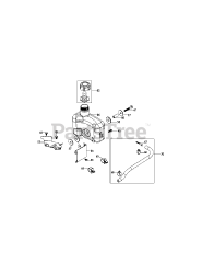 MTD 2P70M0C - MTD Engine 2P70M0C Fuel Tank &amp; Mounting
