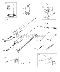 Briggs & Stratton 541477-1118-B1 - Briggs & Stratton Horizontal Engine Starter Motor, Wire Harness's, Armatures