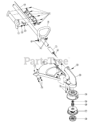 Bolens BL 150 (41BD150G965) - Bolens String Trimmer General Assembly BL150