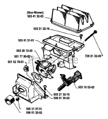 Husqvarna 40 - Husqvarna Chainsaw (1989-06) Air Filter/Carburetor