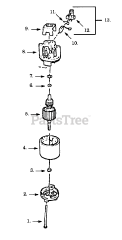 Paramount 980-01 - Paramount Edger, Electric BRUSH ASSEMBLY