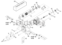 Scag STC52A-24HN - Scag Tiger Cub 52" Zero-Turn Mower, 24hp Honda (SN: 9300001 - 9309999) Hydraulic Pump Assembly