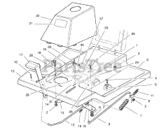 Toro 70060 (8-25) - Toro Rear-Engine Riding Mower (SN: 089000001 - 089999999) (1998)
