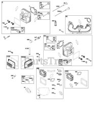 Briggs & Stratton 44N677-0051-B1 - Briggs & Stratton Vertical Engine Cylinder Head Group