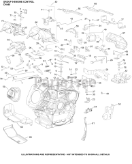 Kohler CH440-0026 - Kohler Command PRO Engine, Basic Version, 14hp, 10.5kW 09 Engine Controls