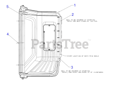 Cub Cadet 19A70052 (19A70052OEM) - Cub Cadet 34" Twin Rear Bagger (2017) Hood