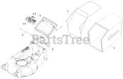 Exmark ECSKA21 - Exmark 21" Commercial S-Series Walk-Behind Mower, Kawasaki (SN: 314000000 - 314999999) (2014)