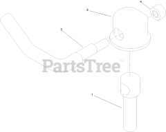 Toro 78928 (6000) - Toro 72" Z Master Zero-Turn Mower, Side-Discharge Deck (SN: 312000001 - 312999999) (2012) LEVER ASSEMBLY NO. 107-1664