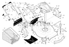 Husqvarna HU 600 L (961430076-00) - Husqvarna Walk-Behind Mower (2010-12) FRAME &amp; ENGINE