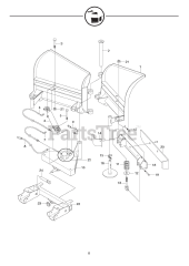 Husqvarna 965997201 - Husqvarna Folding Plough Attachment (2013) PRODUCT COMPLETE