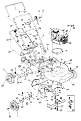 MTD 110-300R059 - MTD Walk-Behind Mower (1990) (Gibson Products) Parts