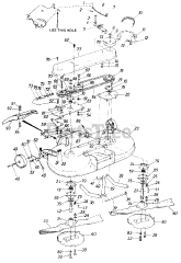 MTD 190-931-000 - MTD Mower Deck Assembly Only (1988)