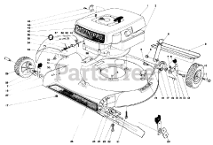 Toro 16600 - Toro Walk-Behind Mower (SN: 008000001 - 008999999) (1978)