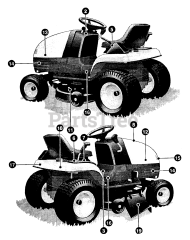 Murray G 4315010 - Murray 43" Lawn Tractor (1997)
