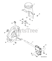 Poulan Pro PR 300 (961920071-05) - Poulan Pro Snow Thrower (2018-02) AUGER HOUSING &amp; IMPELLER 4