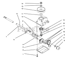 Toro 20908 BC - Toro 48cm Rear Bagging Walk-Behind Mower (SN: 049000001 - 049999999) (1994) Gear Case Assembly