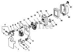 Echo PB-500 - Echo Backpack Blower (SN: P02837001001 - P02837002000)