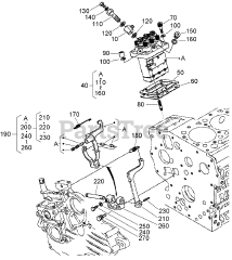 Toro 22333 (TX 525) - Toro Dingo Compact Utility Loader (SN: 270000401 - 270999999) (2007) Injection Pump and Governor Assembly