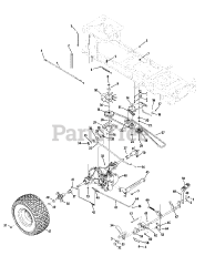 Columbia Q 92 GP (13AQ92GP897) - Columbia 50" Lawn Tractor (2010) Drive Assembly