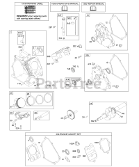 Briggs & Stratton 121A12-0022-E1 - Briggs & Stratton Horizontal Engine