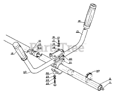 Echo SRM-302 ADX - Echo String Trimmer Driveshaft, Handles