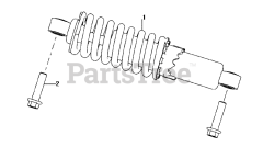 Murray S-1544 - Murray 90cc ATV (2002) Rear Absorber