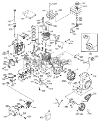Lawn-Boy 28230 (522 R) - Lawn-Boy 22" Snow Thrower (SN: 007900001 - 007999999) (1997) ENGINE TECUMSEH MODEL HSSK50-67259R