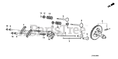 Honda EP2500CX 1 ACH (EAHC) - Honda Generator, Made in China (SN: EAHC-1000001 - EAHC-9999999) CAMSHAFT