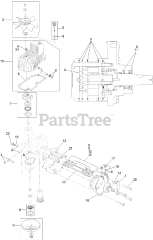 Toro 74925 TE (6000) - Toro 152cm Z Master Zero-Turn Mower, Side-Discharge Deck (SN: 404320000 - 999999999) RH Hydro Assembly No. 126-1326