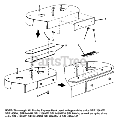 Snapper 7063048 - Snapper PRO 36 Kit Counter Weight