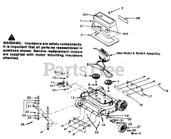Simplicity 1318 PSE (1690906) - Simplicity Walk-Behind Mower Deck &amp; Cover Group Repair Parts