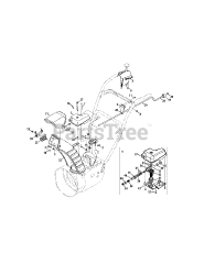 Columbia CA 324 (31AH54K6897) - Columbia 24" Snow Thrower (2015) Extended Chute 2-Way