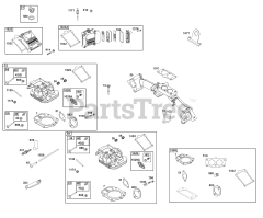 Briggs & Stratton 61H375-0001-E1 - Briggs & Stratton Horizontal Engine