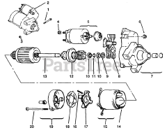 Toro 72062 (264-6) - Toro Yard Tractor (SN: 049000001 - 049999999) (1994) Starting System 2