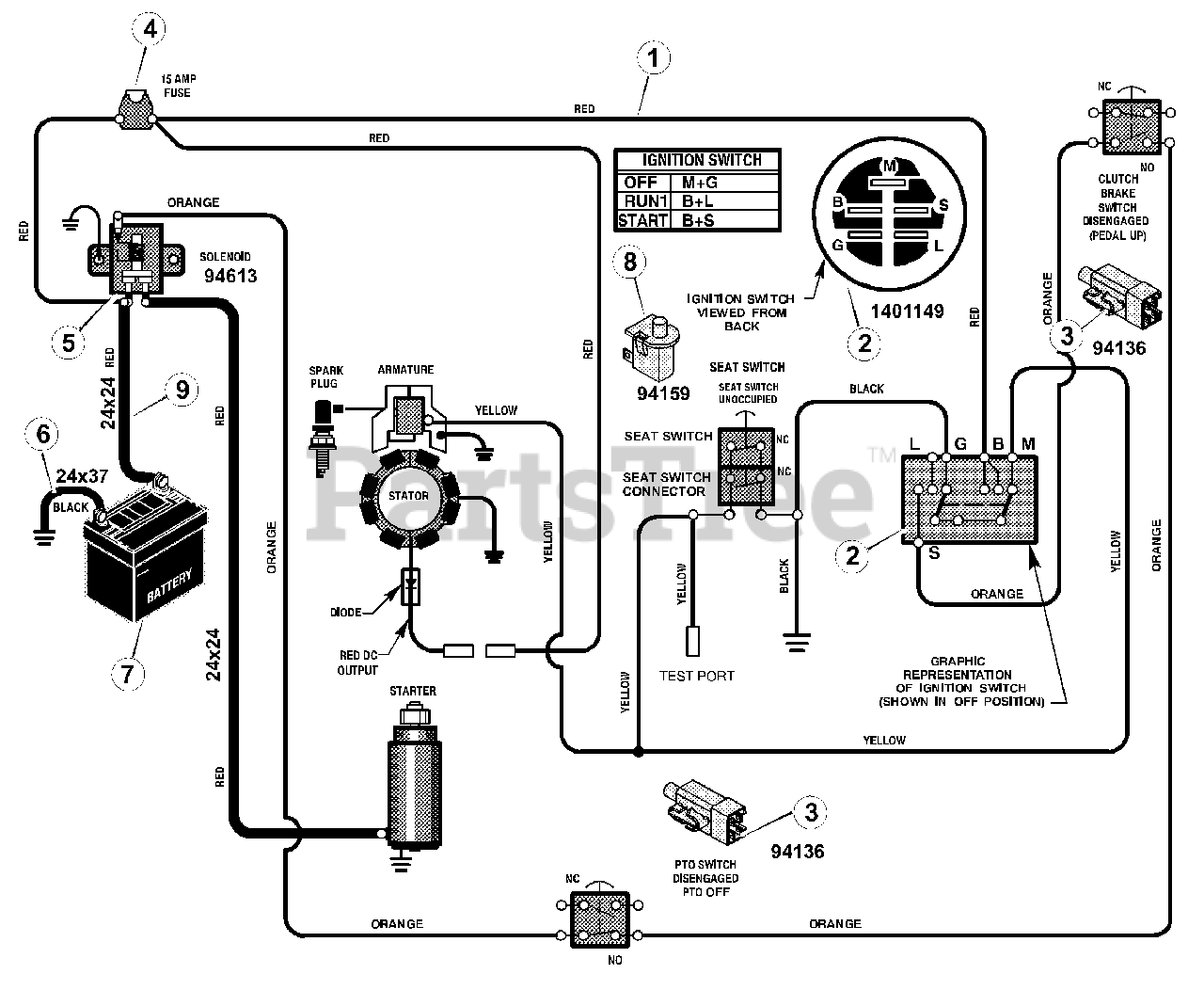 Murray 309012x51A Murray 30" RearEngine Riding Mower