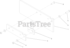 Toro 78522 - Toro Chute Gate Kit Door Assembly No. 107-8558