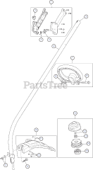Remington RM 2510 (41AD110G883) - Remington String Trimmer General Assembly